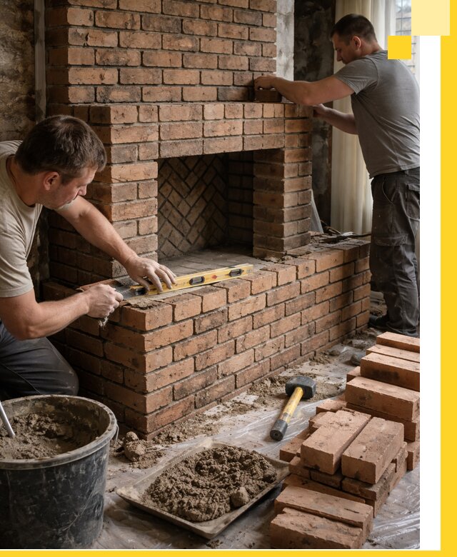 Изготовление и установка кирпичных каминов в Таганроге