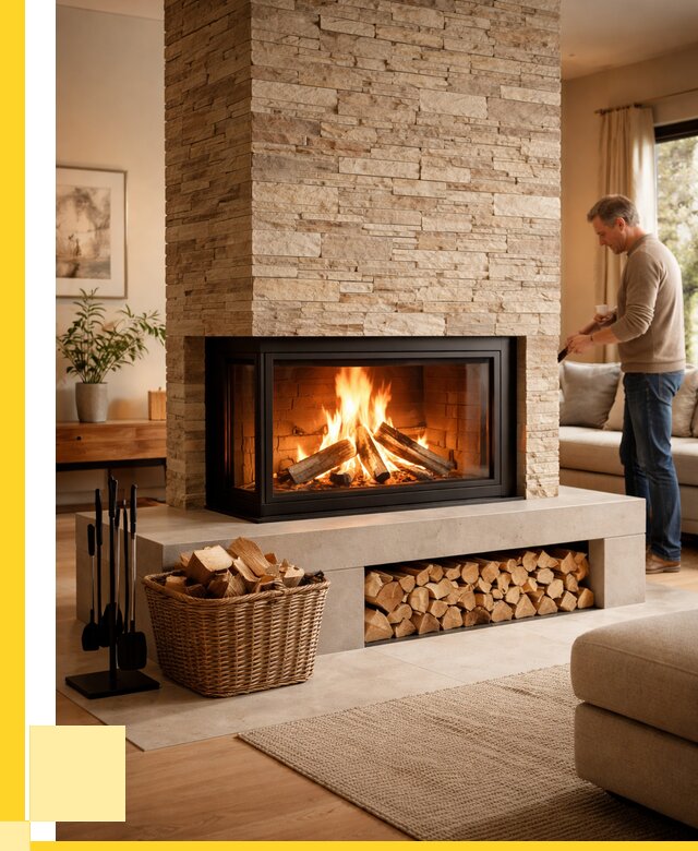 Дровяной камин под ключ в Таганроге от 203620 р. | ЭриданТгн