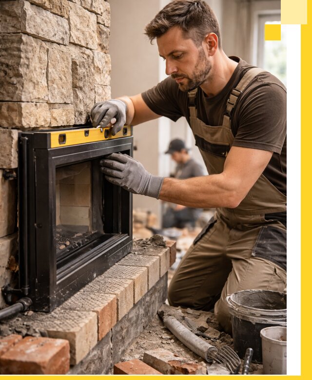 Дровяные камины под ключ в Таганроге: монтаж, обустройство