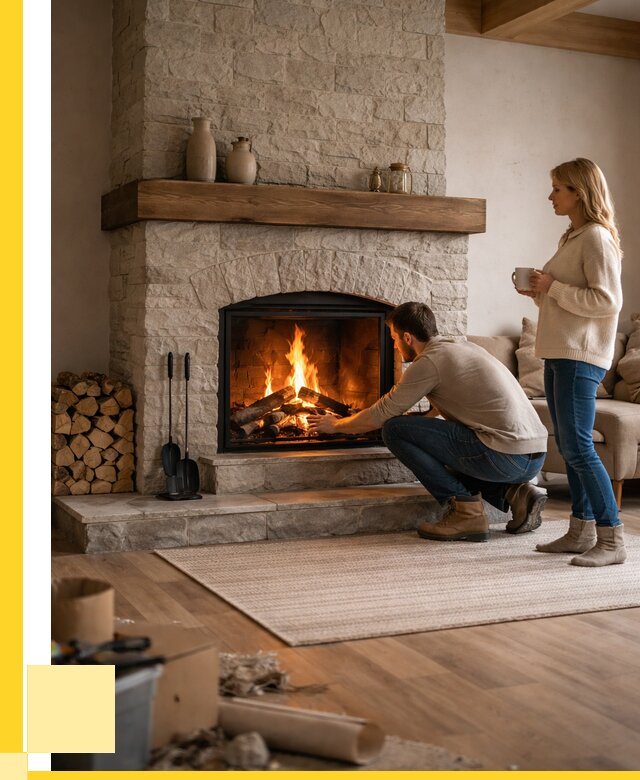 Камины для загородного дома в Таганроге от 356335 р., ЭриданТгн