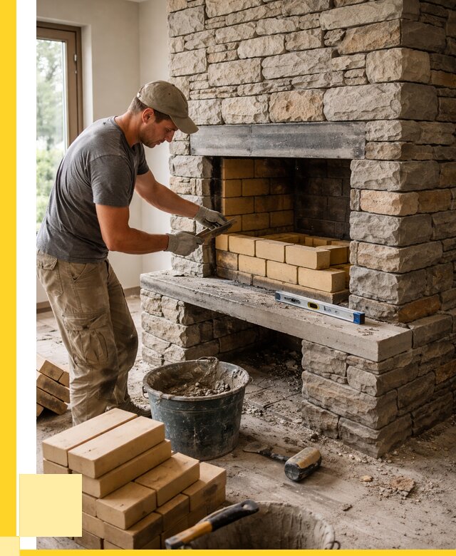 Кладка каминов и камина в Таганроге от 25453 р. ЭриданТгн