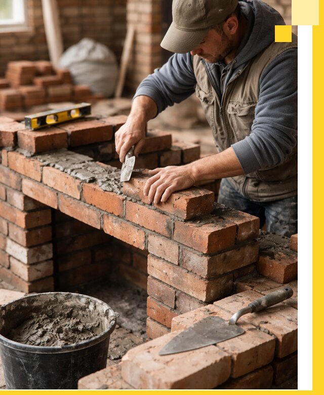 Кладка каминов под ключ в Таганроге профессиональная отделка и монтаж