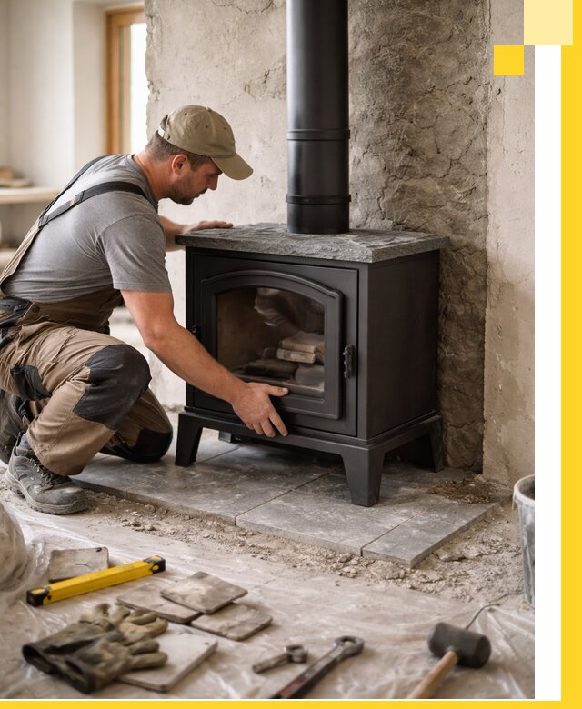 Профессиональный монтаж печей и каминов в Таганроге под ключ