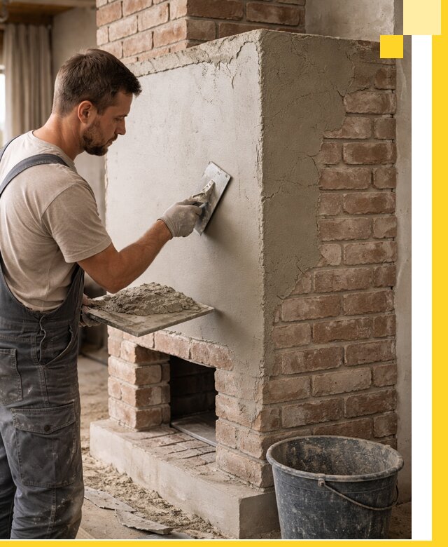 Отделка печей и облицовка каминов в Таганроге под ключ