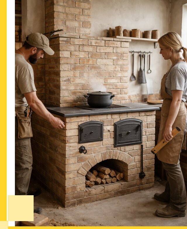 Варочно отопительные печи в Таганроге от 91629 р. | ЭриданТгн