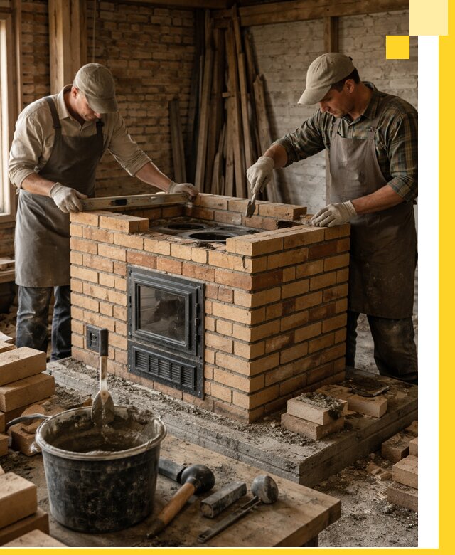 Изготовление и установка варочных печей под ключ в Таганроге