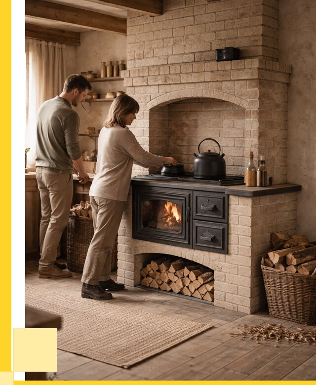 Печи с плитой в Таганроге от 45815 р. | ЭриданТгн — кирпичная печь