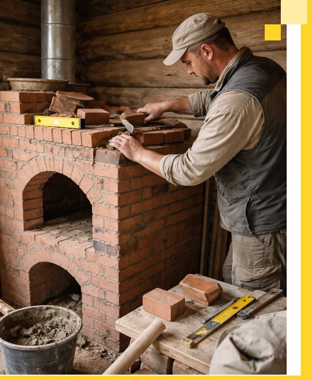 Изготовление и установка русских печей в Таганроге под ключ