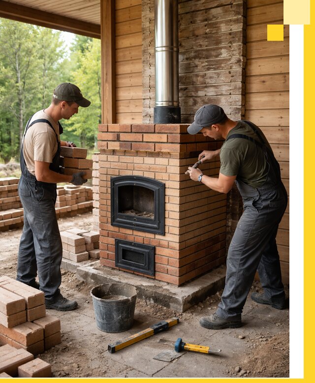 Производство и установка дачных печей под ключ в Таганроге