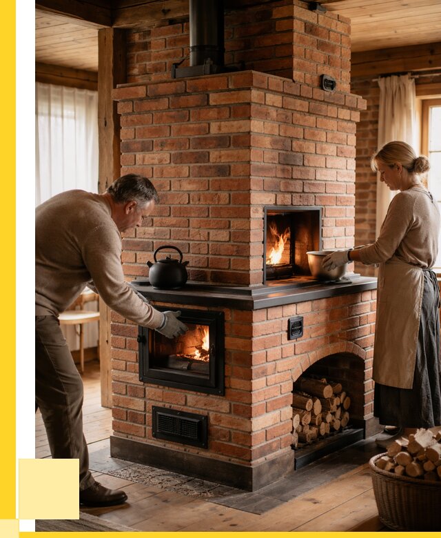 Печи для загородного дома под ключ в Таганроге от 81448 р. | ЭриданТгн