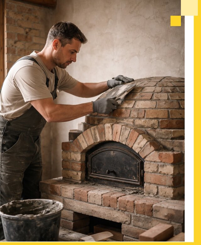 Изготовление и монтаж помпейских печей на заказ в Таганроге