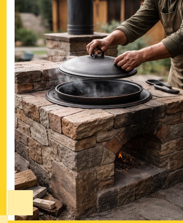 Печи для казана в Таганроге по цене от 18326 р. | ЭриданТгн