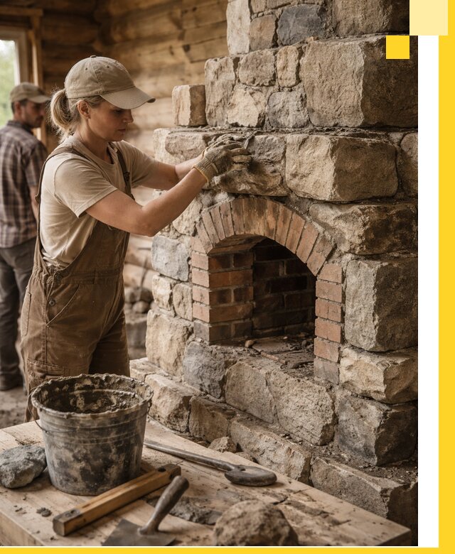 Каменные печи на заказ и монтаж в Таганроге, долговечные решения