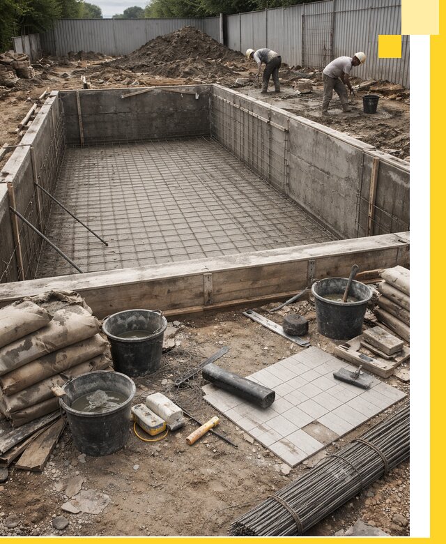 Строительство бассейнов под ключ в Таганроге, дизайн и монтаж