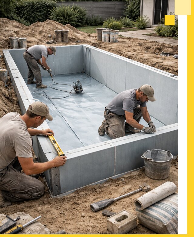 Профессиональный монтаж бассейнов под ключ в Таганроге с гарантией