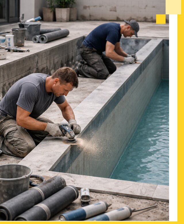 Профессиональный ремонт бассейнов под ключ в Таганроге