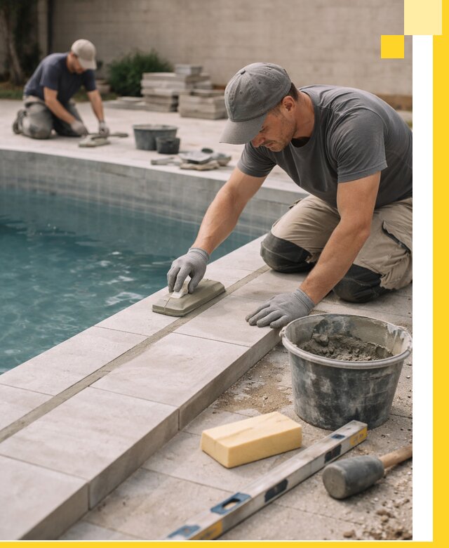 Отделка бассейнов в Таганроге: декоративная отделка и гидроизоляция