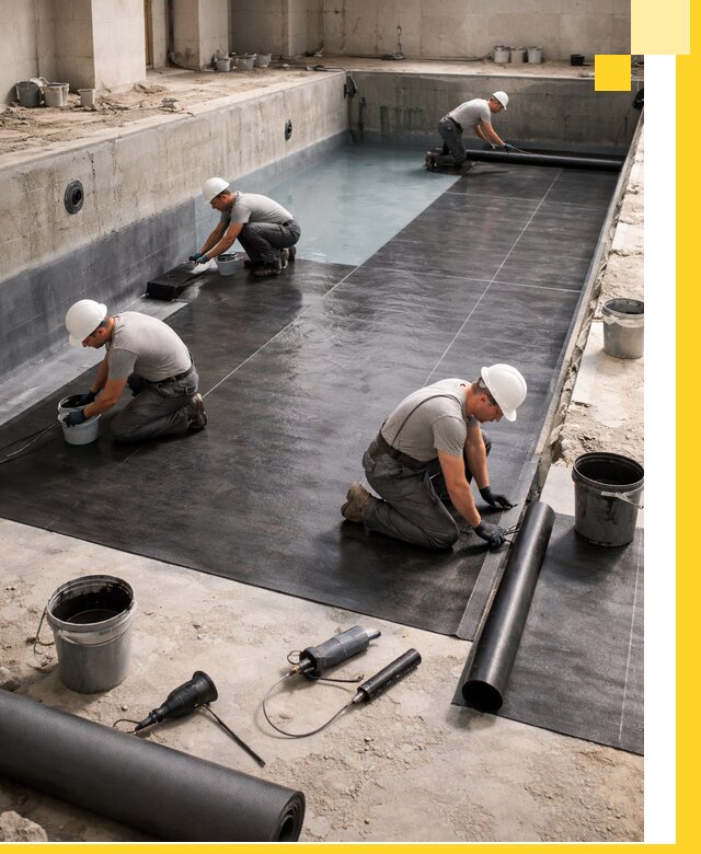 Профессиональная гидроизоляция бассейнов и чаш в Таганроге под ключ