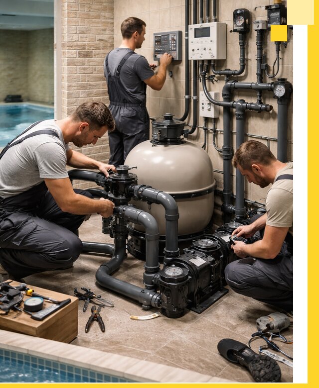 Комплексное оборудование для бассейнов под ключ в Таганроге