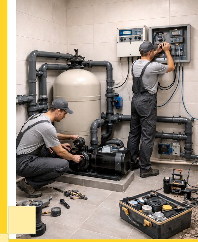 Монтаж оборудования для бассейнов в Таганроге от 40724 р. | ЭриданТгн