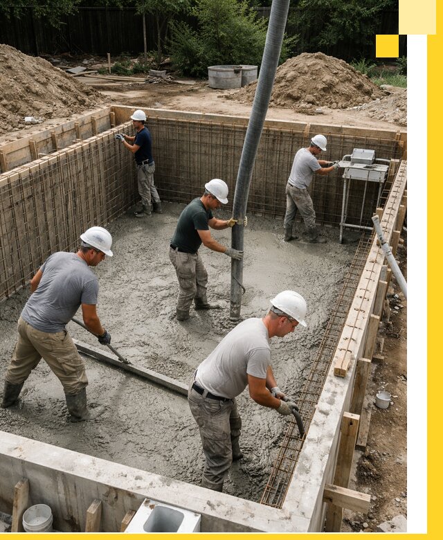 Строительство бетонных бассейнов под ключ в Таганроге