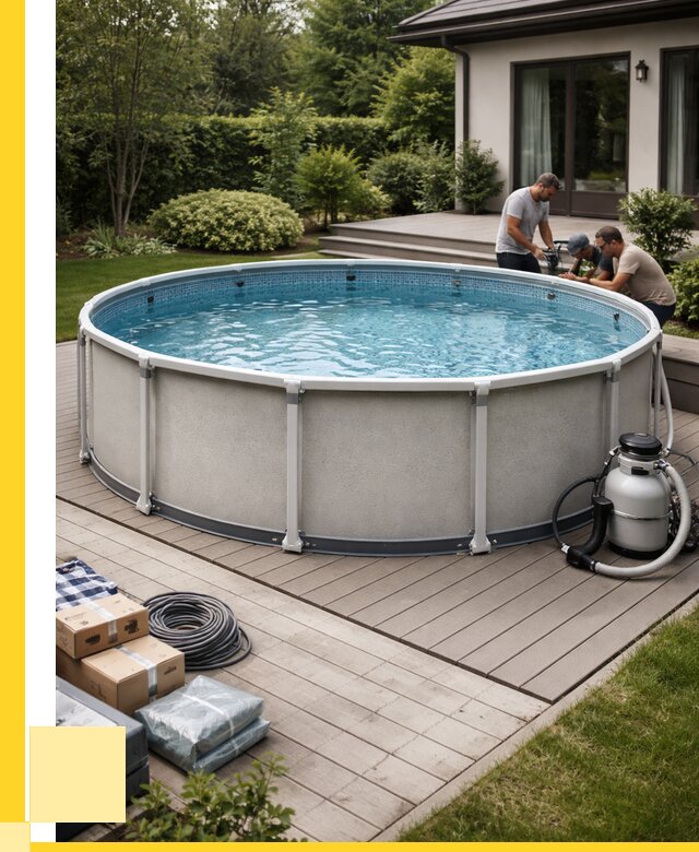 Купить каркасные бассейны в Таганроге от 45815 р. | ЭриданТгн