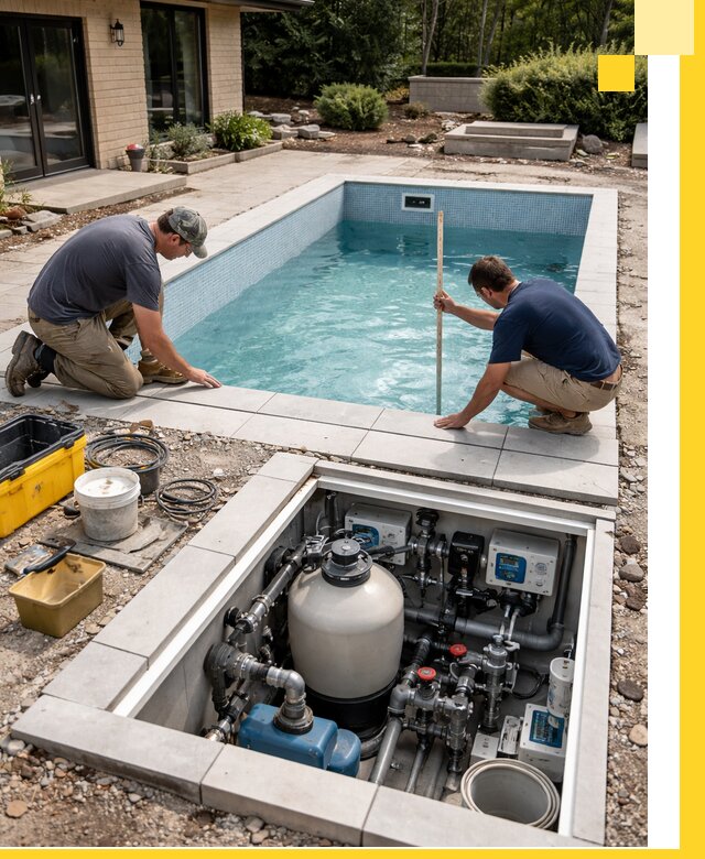 Строительство качественных домашних бассейнов под ключ в Таганроге