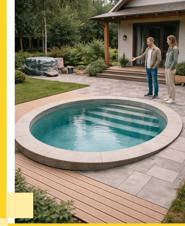 Бассейн на даче под ключ в Таганроге от 203620 р., ЭриданТгн