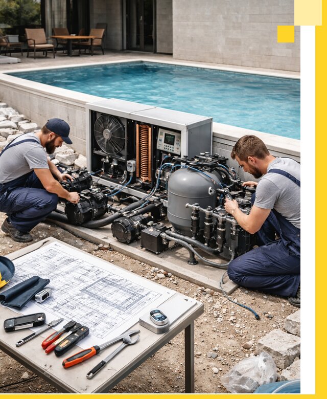 Проектирование и монтаж бассейнов с подогревом в Таганроге