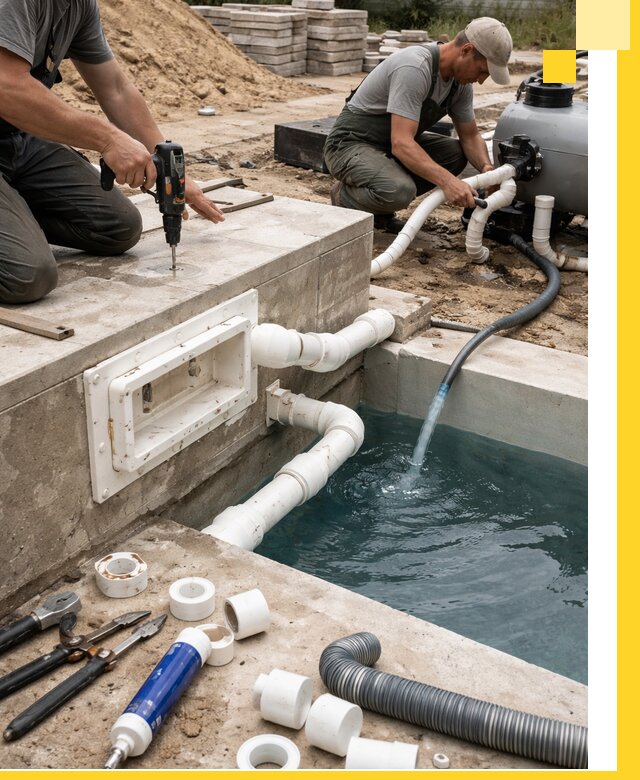 Строительство скиммерных бассейнов под ключ в Таганроге