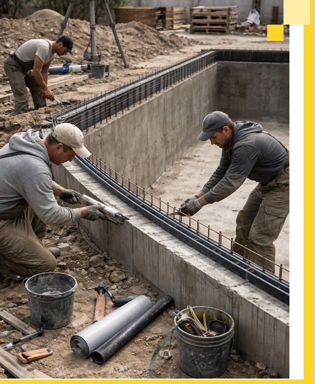 Качественный монтаж чаши бассейна в Таганроге под ключ с гарантией