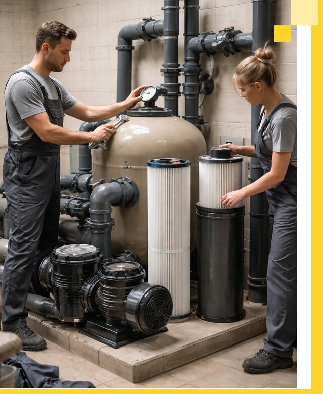 Фильтры и системы фильтрации для бассейнов в Таганроге