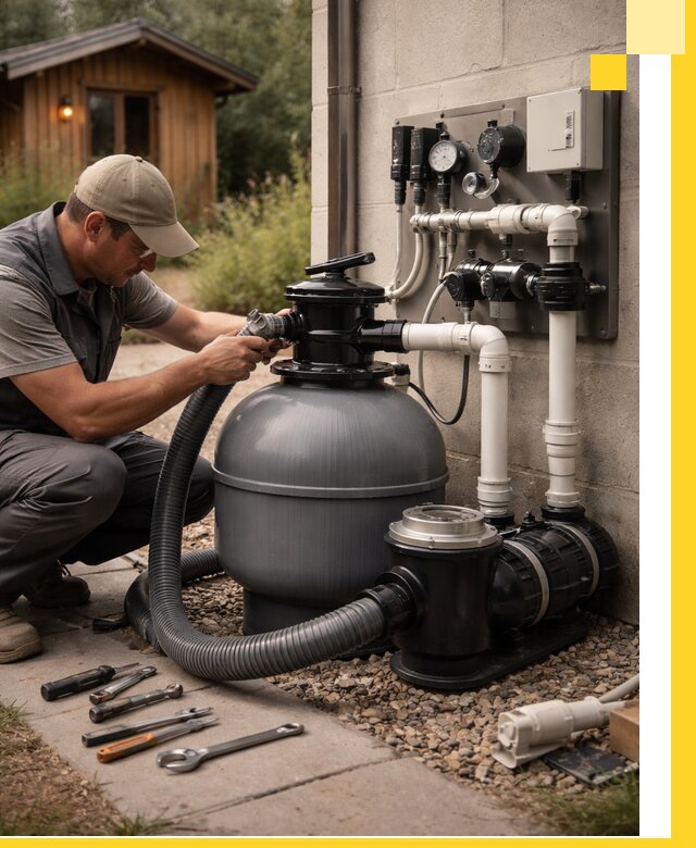 Продажа и монтаж фильтров и насосов для бассейнов в Таганроге