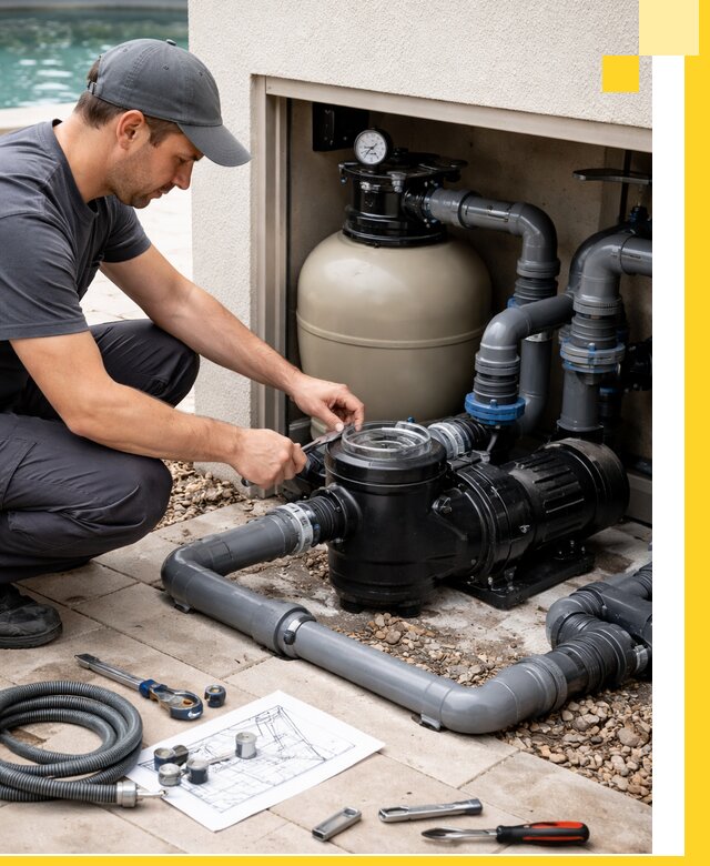 Поставка, монтаж и сервис насосов для бассейнов в Таганроге