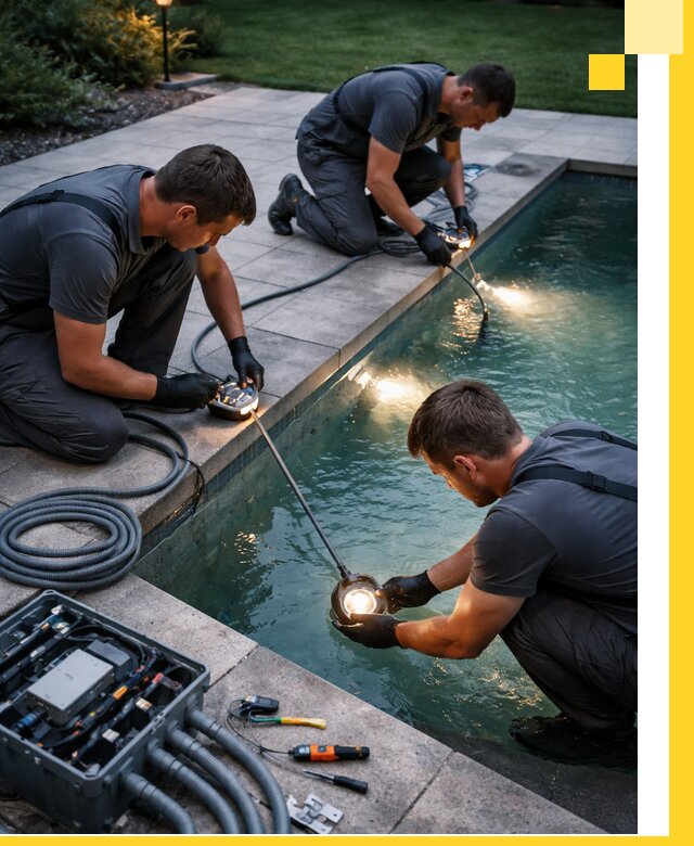 Профессиональное освещение бассейнов в Таганроге: дизайн и монтаж