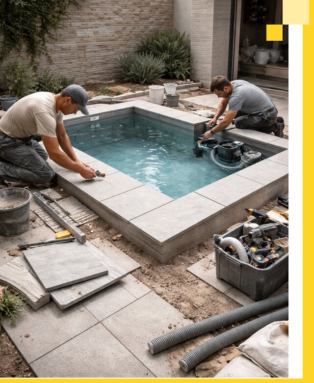 Мини бассейны под ключ в Таганроге, дизайн и установка