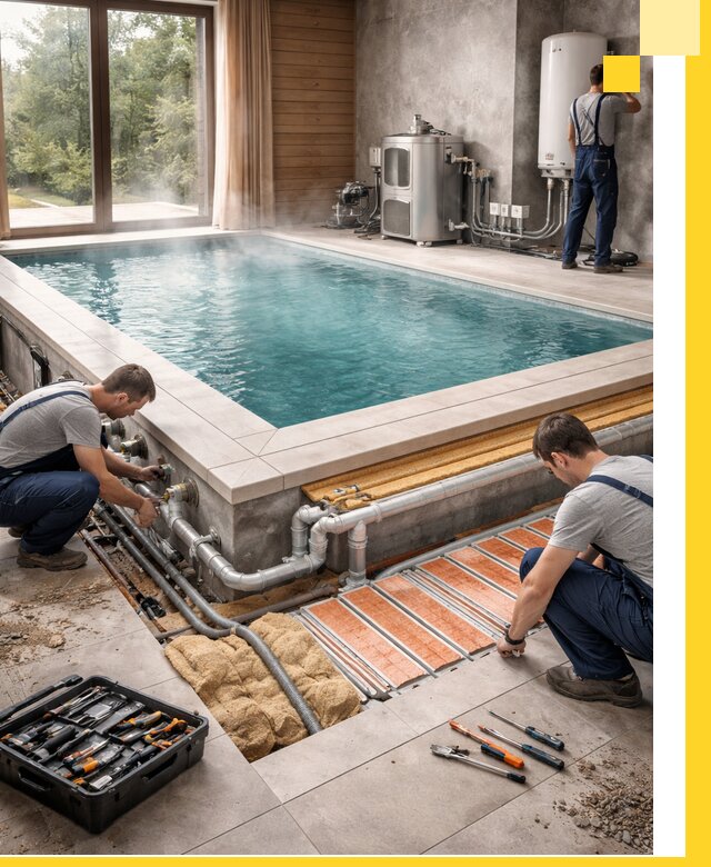 Проектирование и строительство тёплых бассейнов в Таганроге