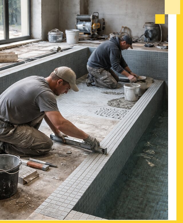 Строительство бассейна в частном доме в Таганроге под ключ