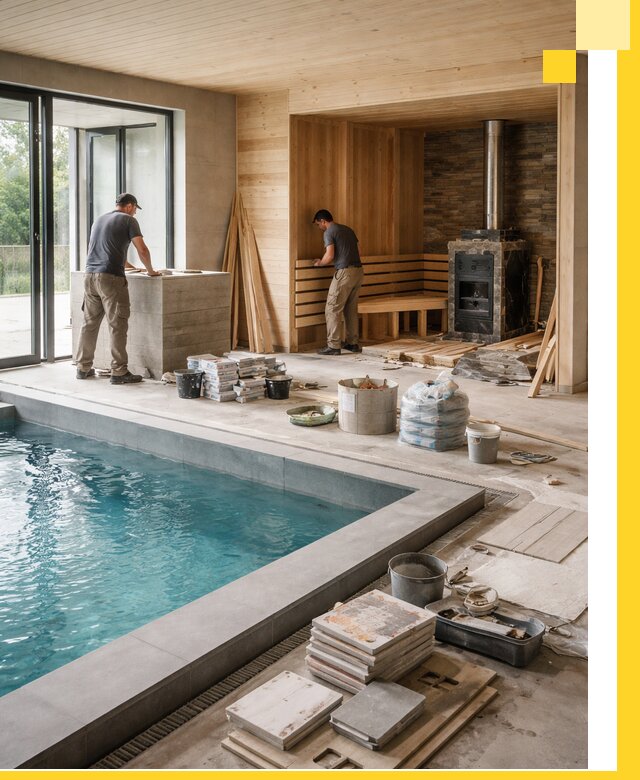 Проектирование и строительство бань с бассейном в Таганроге