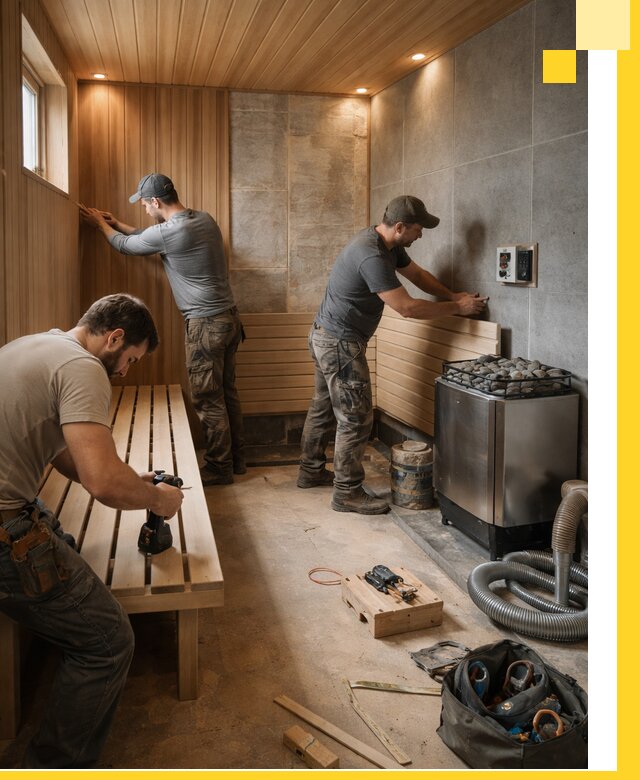 Сауны под ключ в Таганроге, проектирование, строительство, отделка