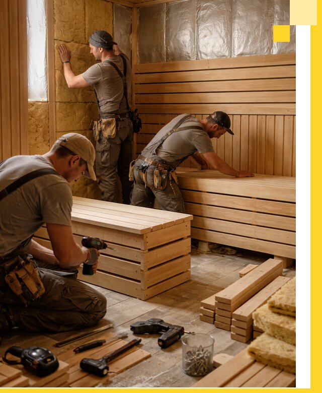 Профессиональное строительство саун под ключ в Таганроге