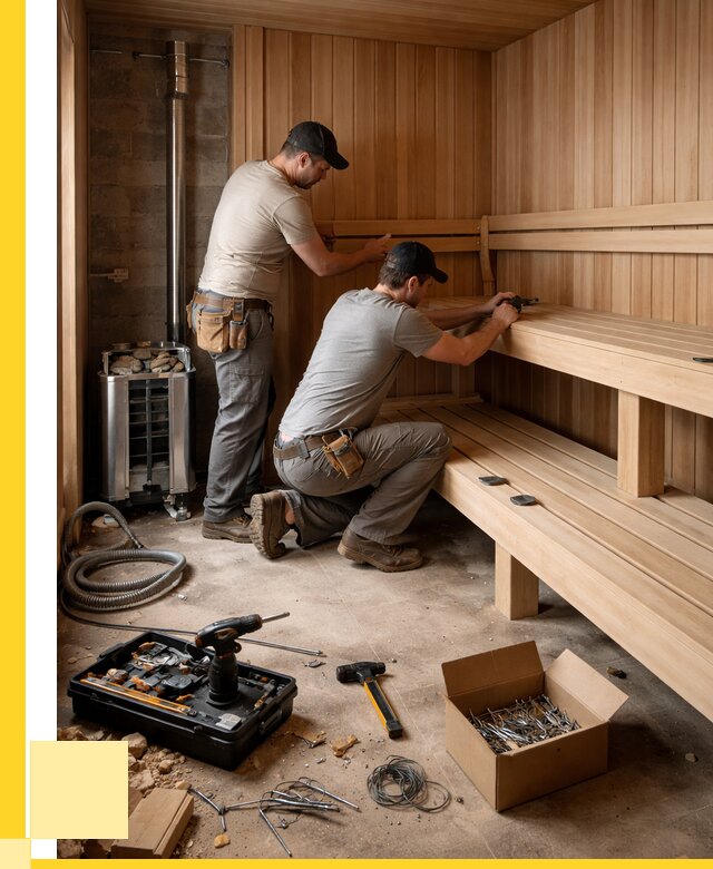 Монтаж саун под ключ в Таганроге от 122172 р. | ЭриданТгн
