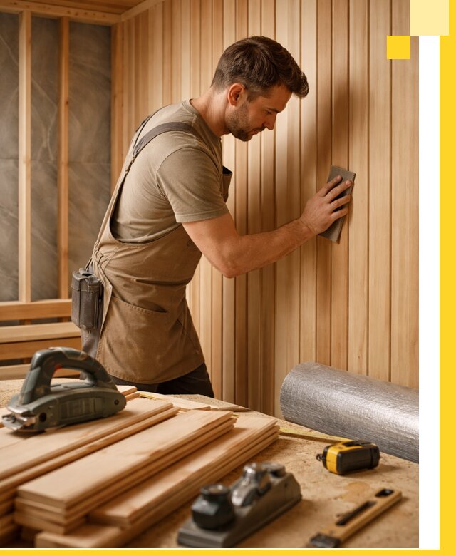 Профессиональная отделка саун и парных под ключ в Таганроге