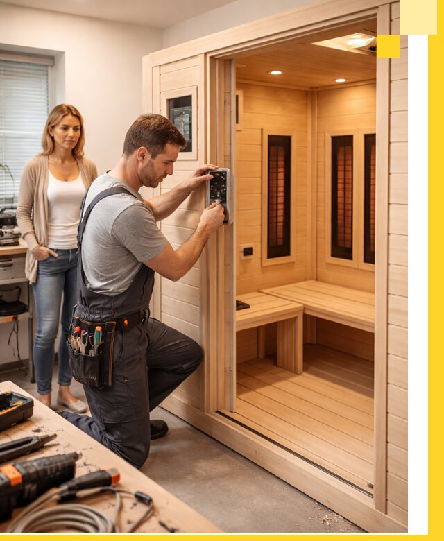 Инфракрасные сауны под ключ в Таганроге продажа и установка