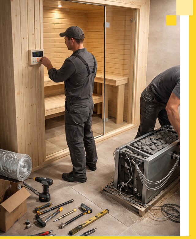 Поставка, установка и монтаж электрических саун в Таганроге