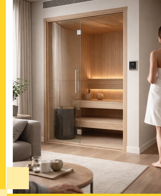 Сауна в квартире под ключ в Таганроге от 122172 р. ЭриданТгн