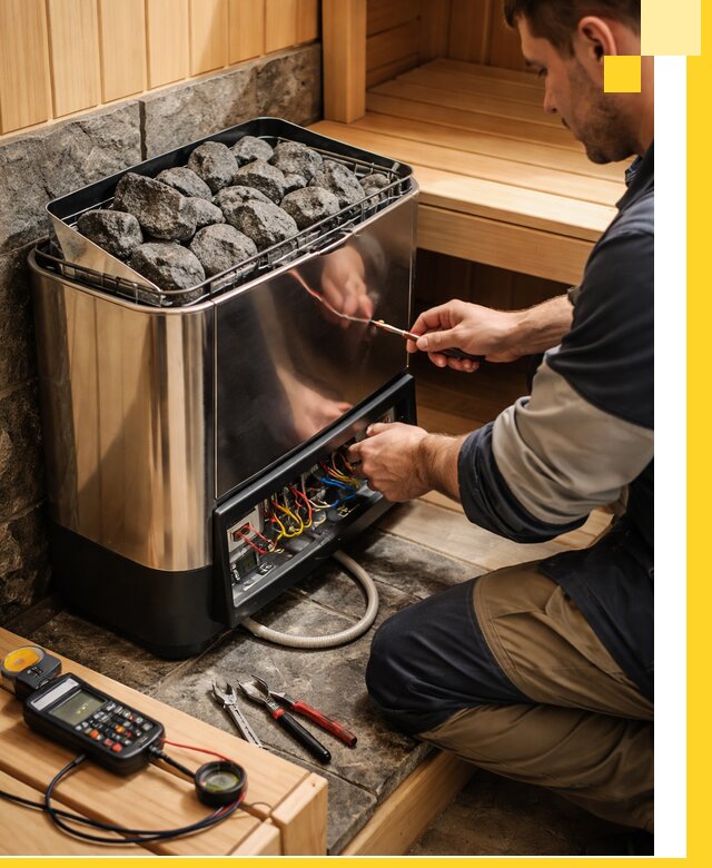 Продажа и установка электрокаменок для саун в Таганроге