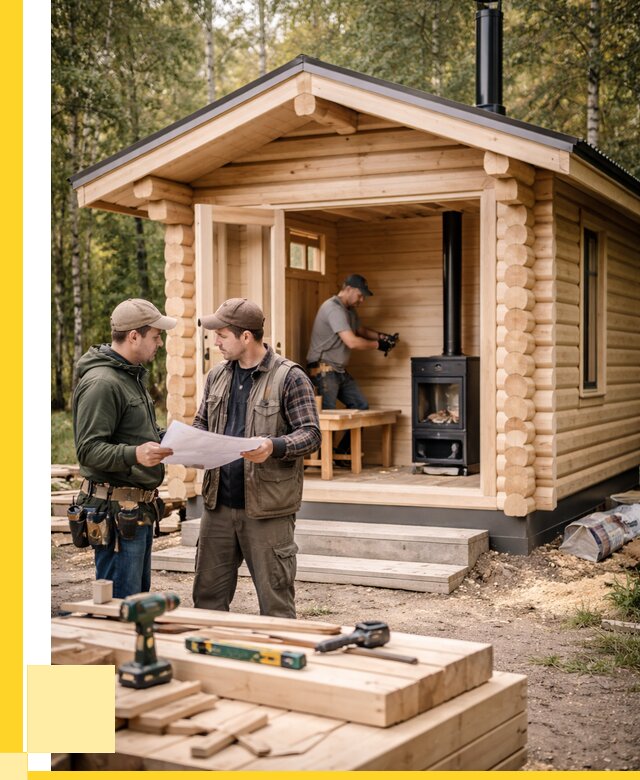 Монтаж бань под ключ в Таганроге — от 203620 р. | ЭриданТгн