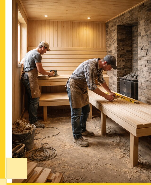 Отделка бани в Таганроге: внутренняя отделка от 3054 р. | ЭриданТгн