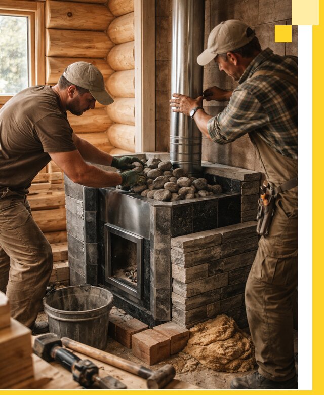 Строительство и отделка русских бань под ключ в Таганроге